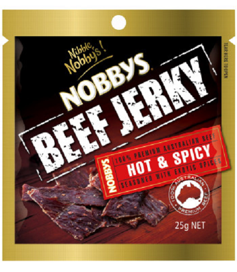 Beef Jerky Hot & Spicy 25g