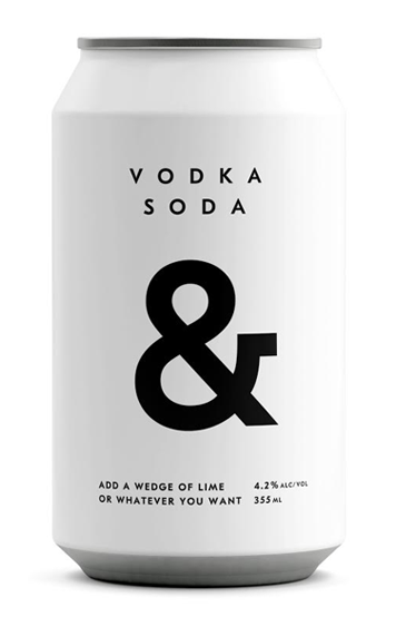 Vodka Soda & Cans 330mL 4 Pack