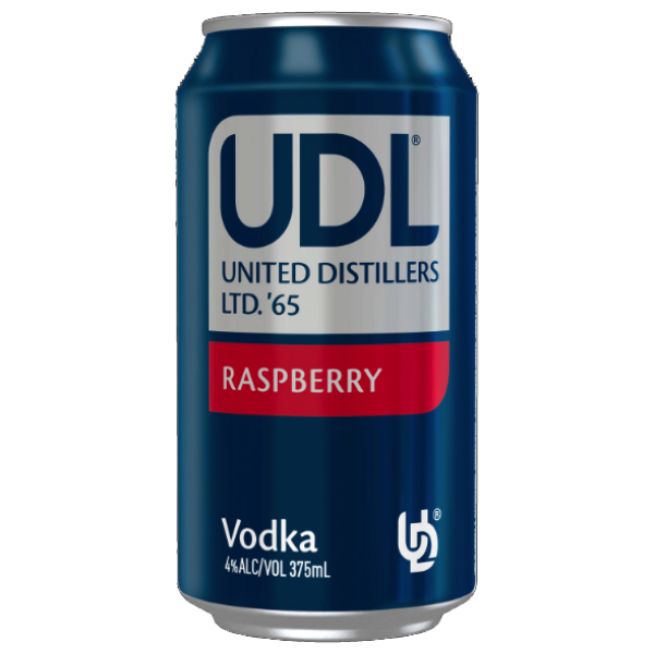 Vodka & Raspberry Cans 375mL Carton