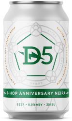 D5 5-Hop Anniversary NEIPA 4 Pack