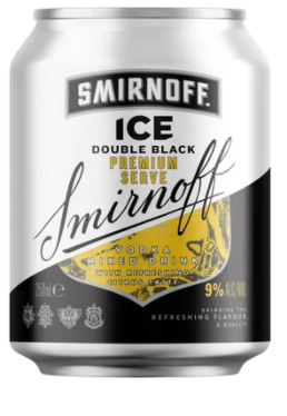 Ice Double Black Premium Serve 9% 250mL