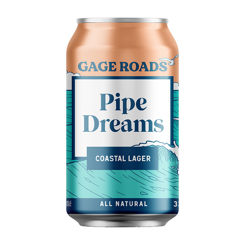 Pipe Dreams Coastal Lager Can 330mL 6 Pack