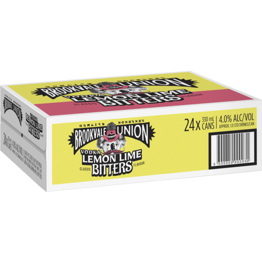 Lemon Lime Bitters 330mL 24 Pack