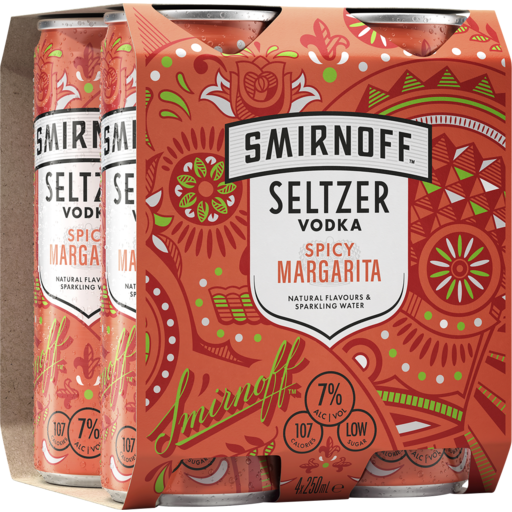 Seltzer Spicy Margarita 4 Pack