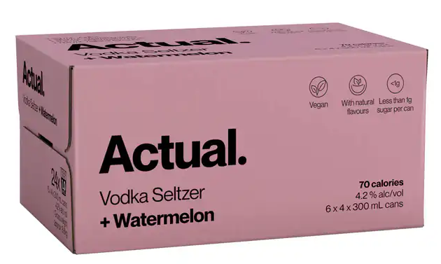 Vodka Seltzer Watermelon 300mL Carton
