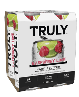 Raspberry Lime Seltzer 4 Pack