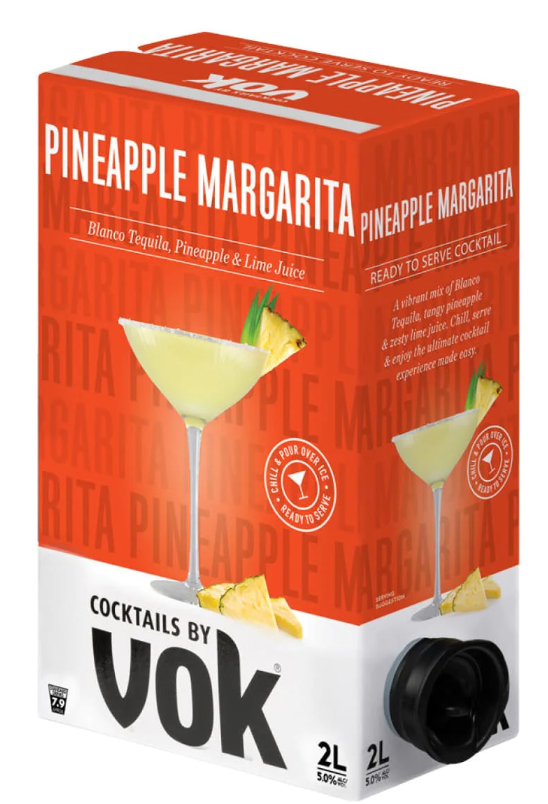 Pineapple Margarita Cocktail 2 Litre