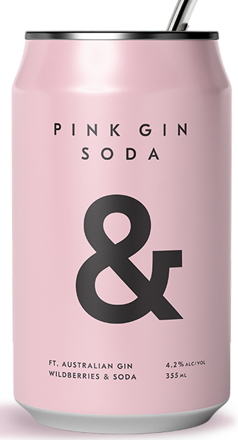 Pink Gin Soda & 330mL Carton