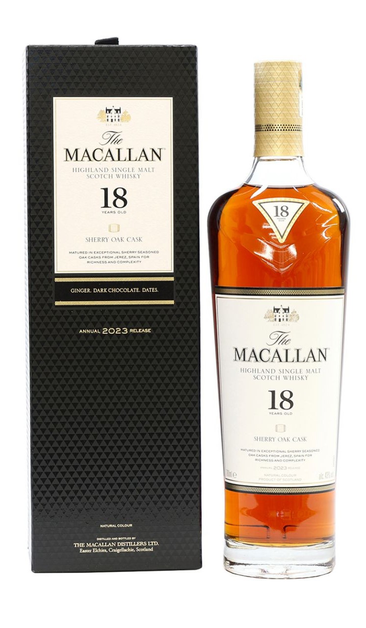 Macallan 18YO Sherry Oak 700mL | Liberty Liquors