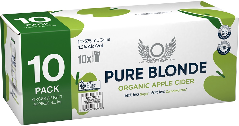 Organic Cider 10 Pack