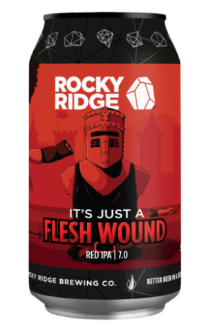 Its Just a Flesh Wound Red IPA 375mL