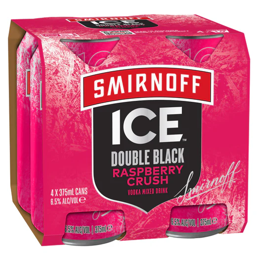 Ice Raspberry Crush Double Black 4 Pack