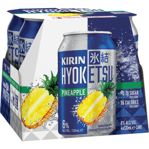 Hyoketsu Pineapple Can 4 Pack