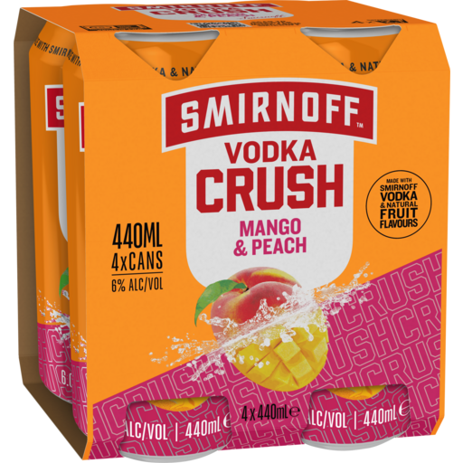 Crush Mango & Peach 6% 4 Pack