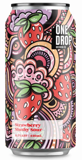 Strawberry Slushy Sour 440mL