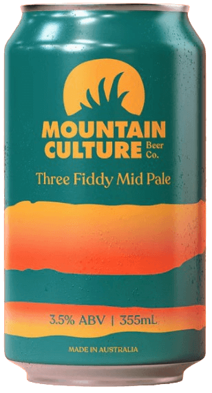 Three Fiddy Mid Pale 355mL