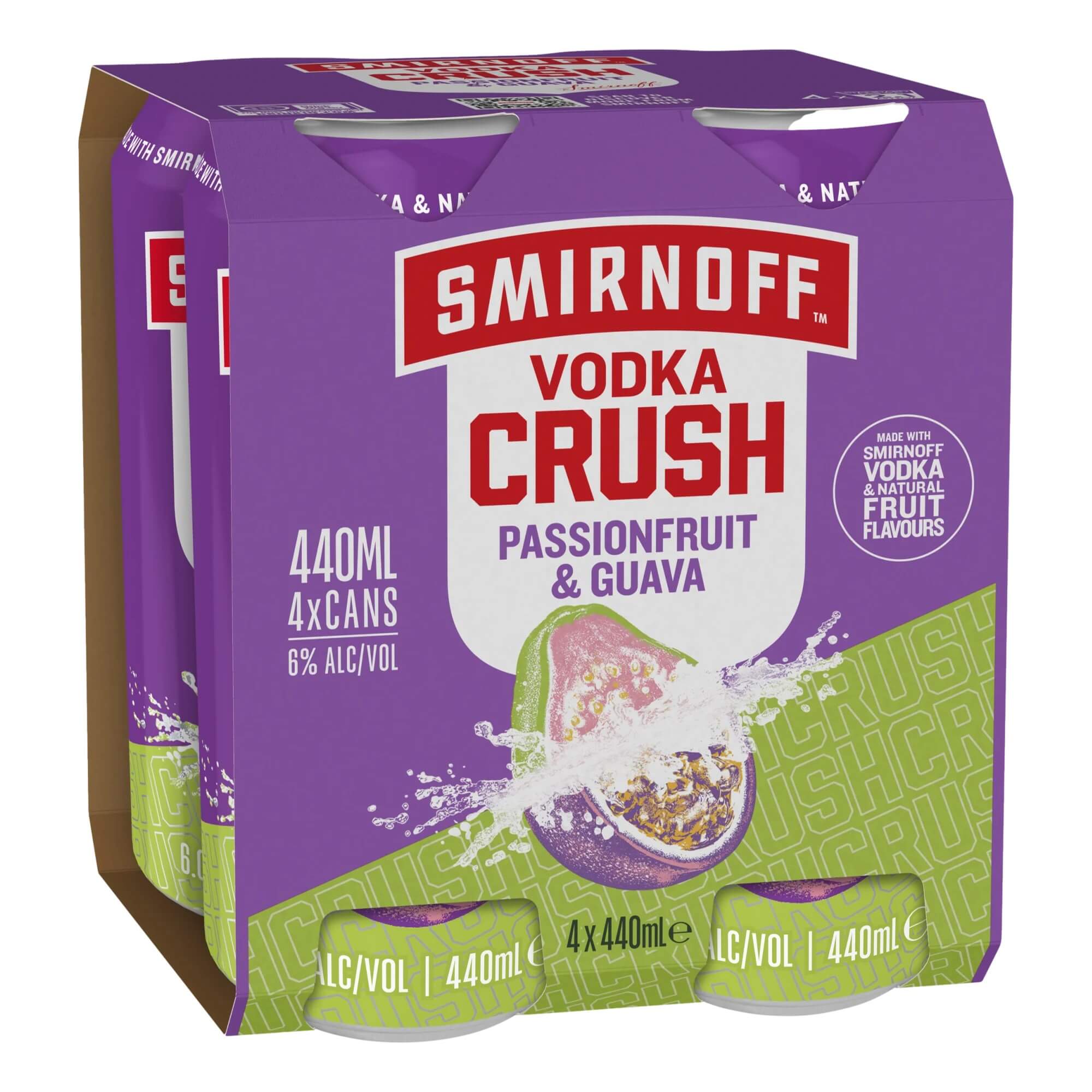 Crush Passionfruit & Guava 4 Pack