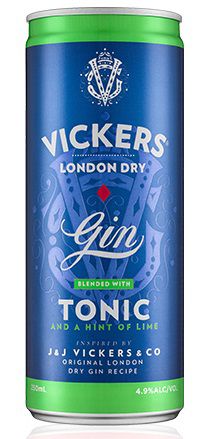 Gin & Tonic with a dash of lime 250mL 4 Pack