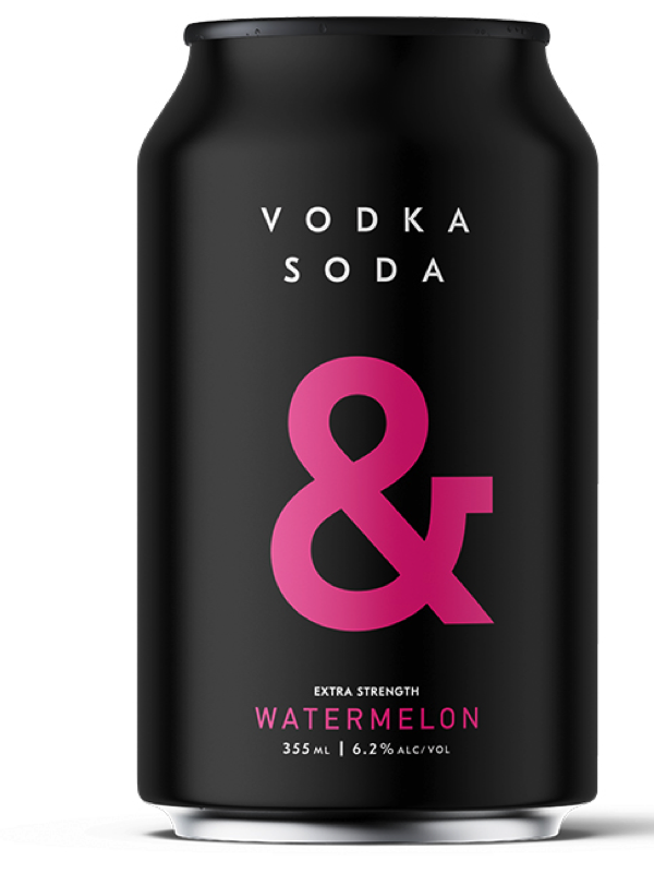 Vodka Soda & Black Watermelon
