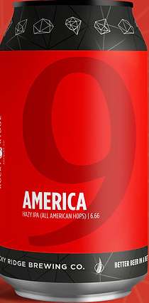 American 9 Hazy IPA 375mL