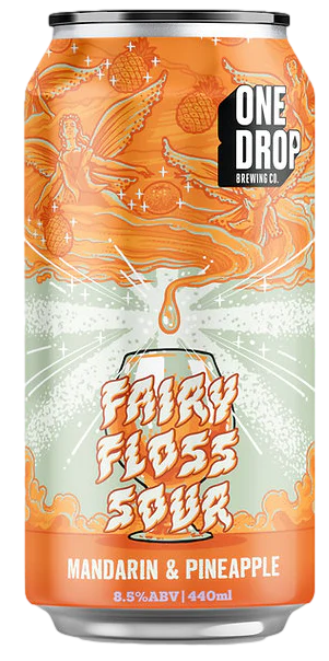 Pineapple & Mandarin Fairy Floss Sour 440mL