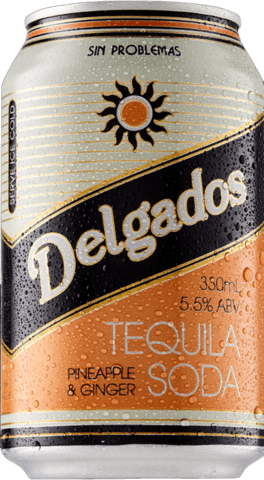 Pineapple & Ginger Tequila Soda 4 Pack