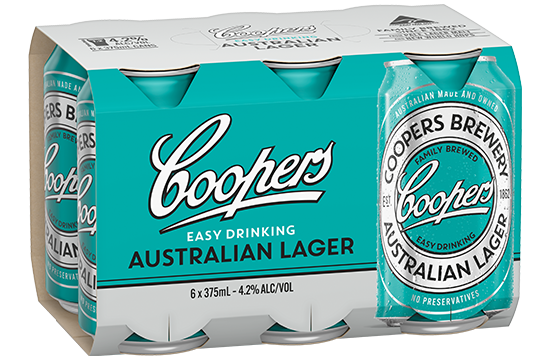 Australian Lager 440mL 6 Pack