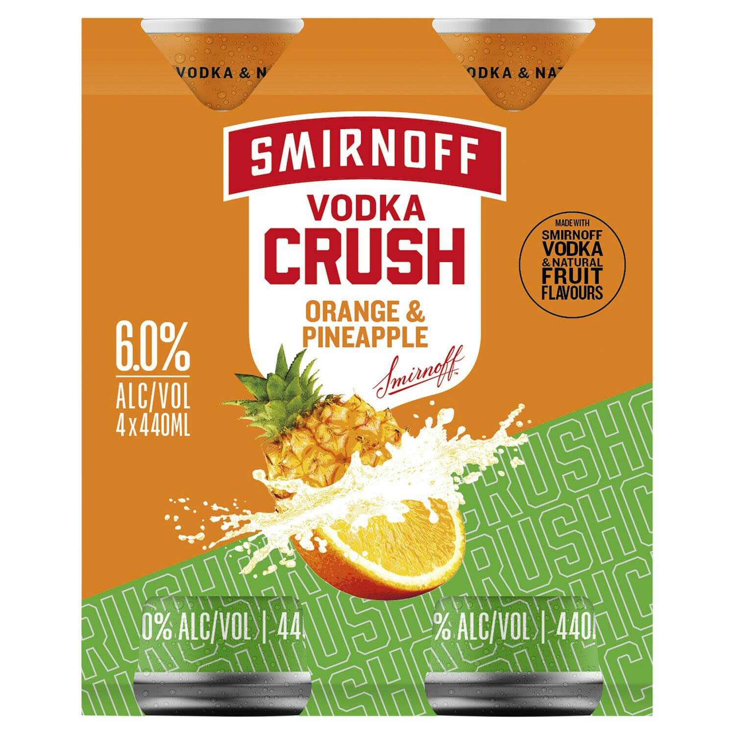 Crush Orange Pineapple 4 Pack