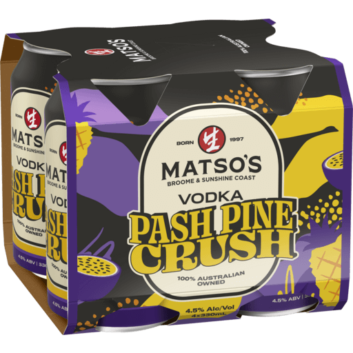 Vodka Pash Pine Crush 4 Pack