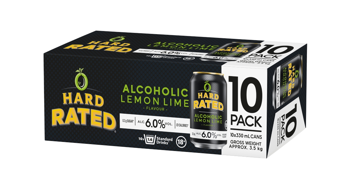 6% Lemon Lime Zero Sugar 10 pack